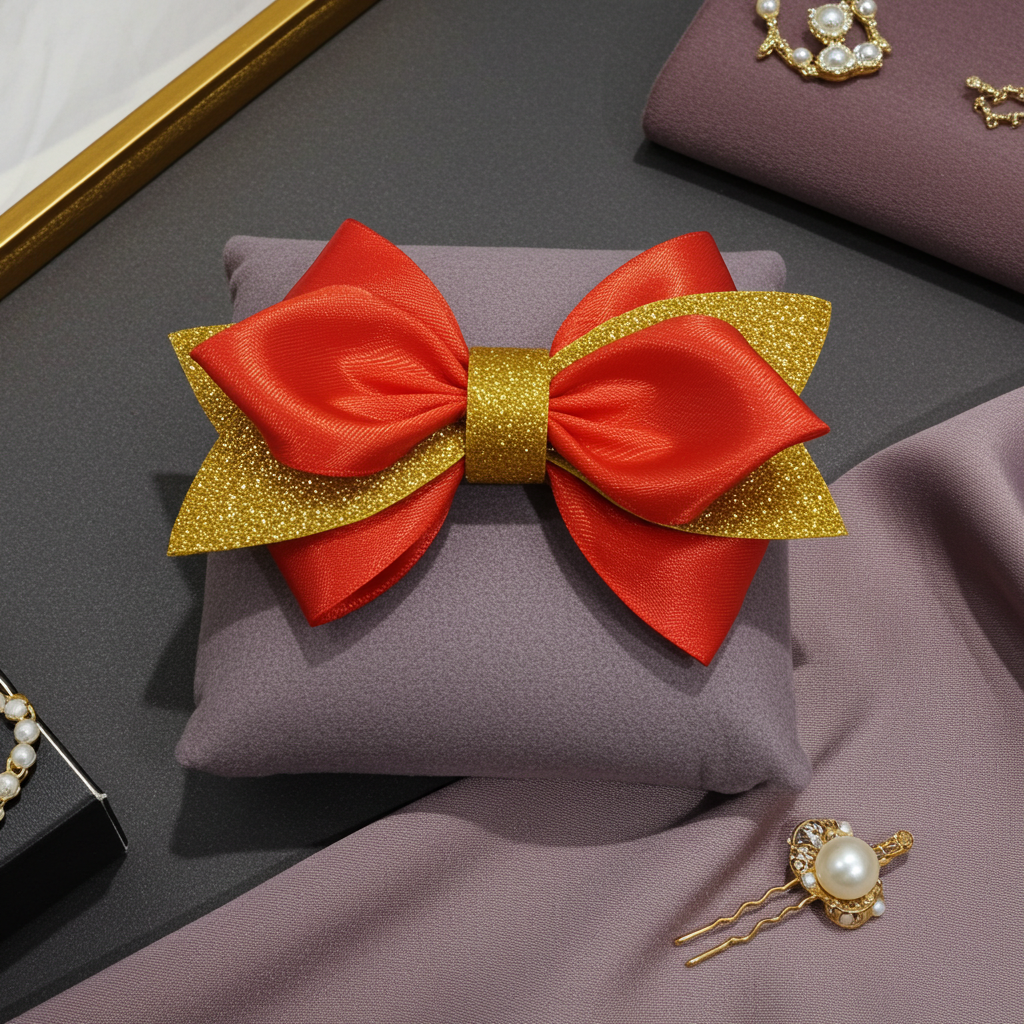 SatinRibbon-Bow-Style2-Red