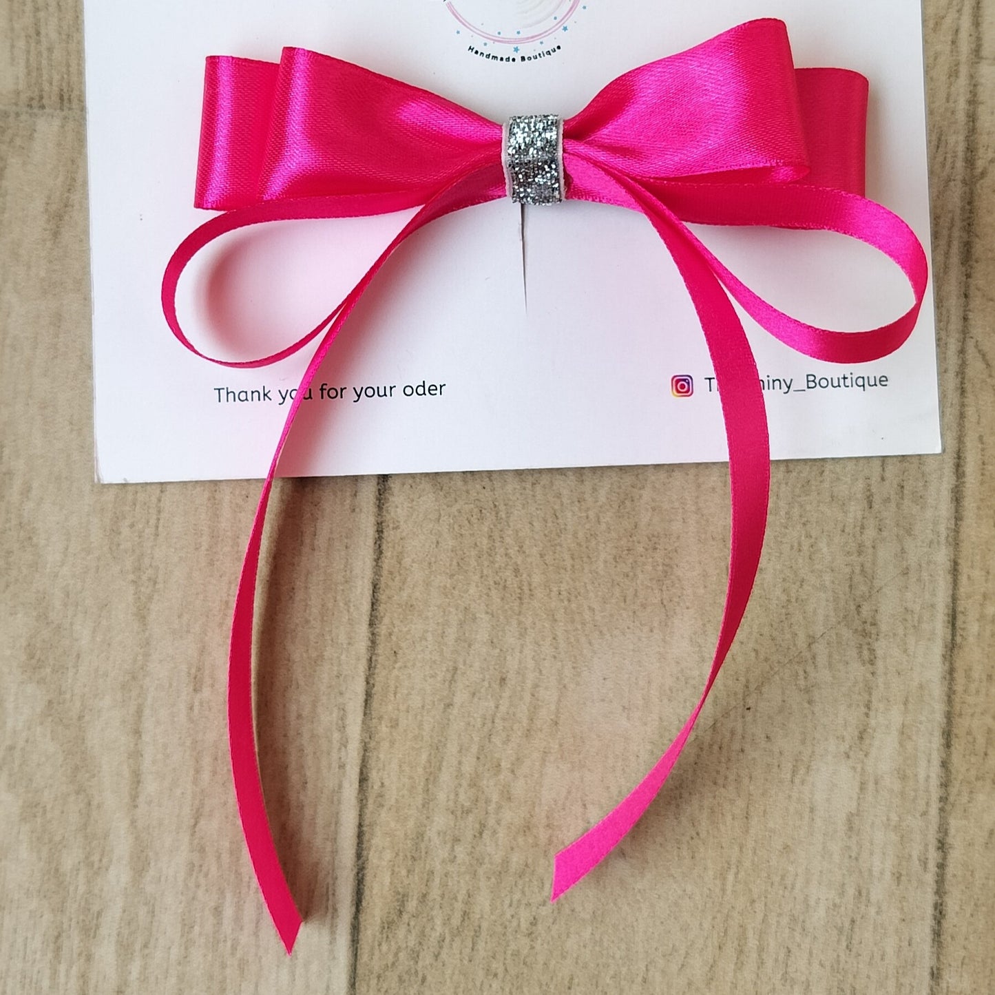 SatinRibbon-Bow-Style7-Hot Pink