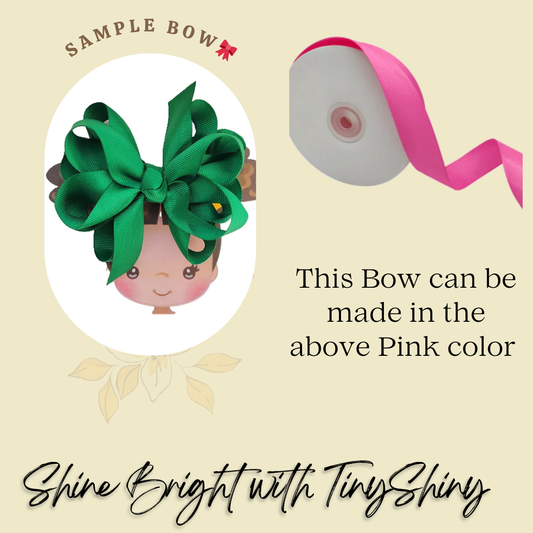 Octopus Bow - Medium -  Pink