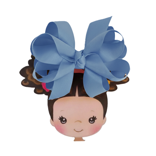 Octopus Bow - Medium -  Powder Blue