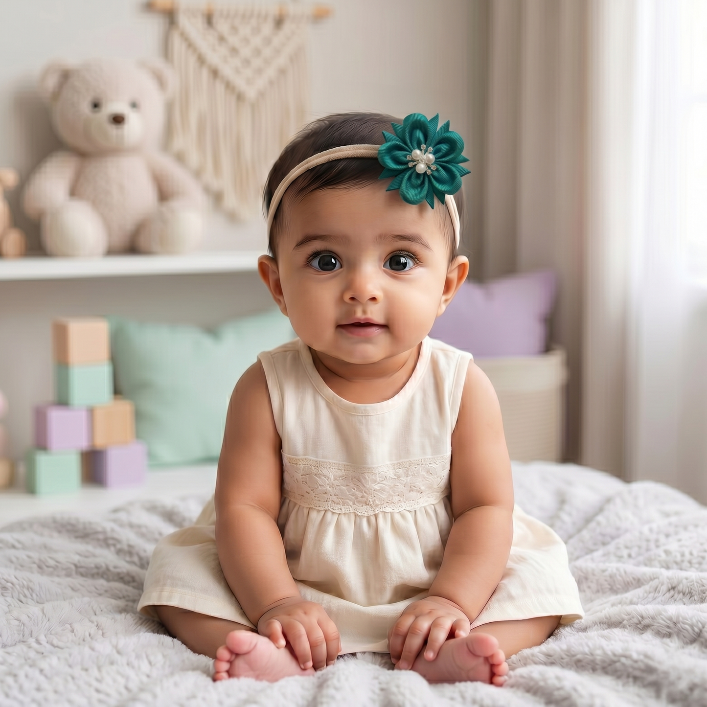 Baby Bow-Style 9-Rama Green