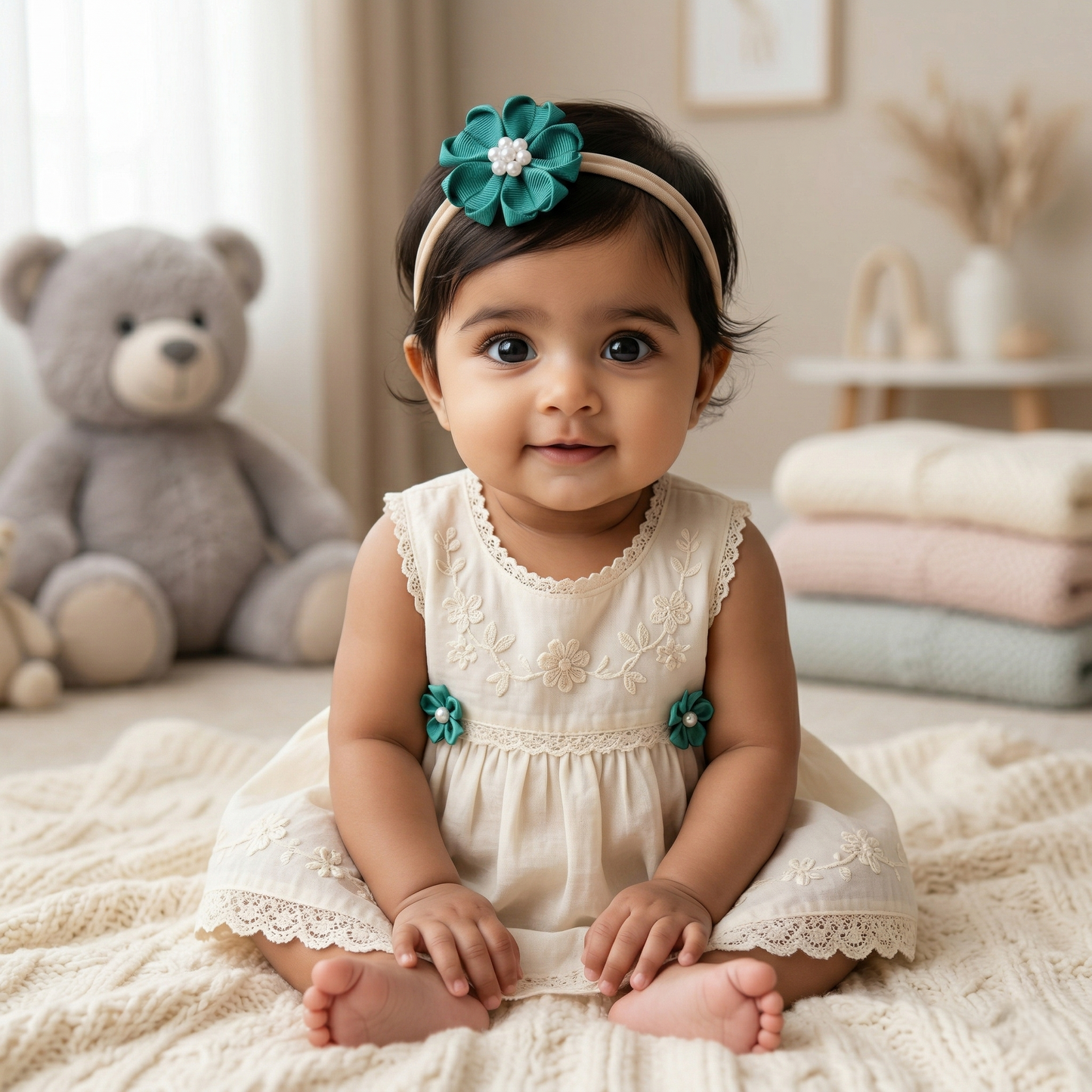 Baby Bow-Style 10-Rama Green
