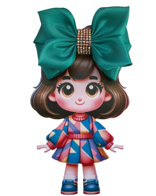 SatinRibbon-Bow-Style3-Rama Green