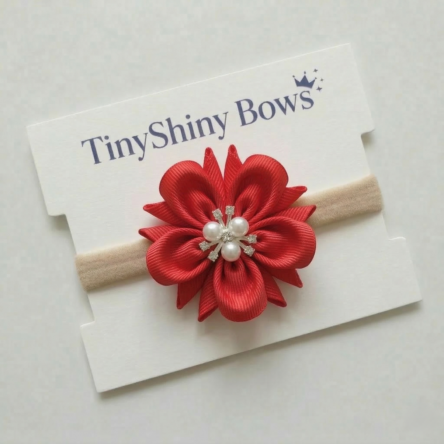 Baby Bow-Style 9-Blood Red