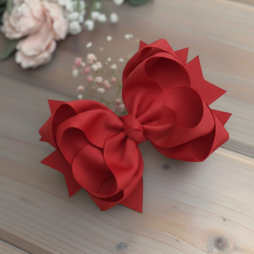GRB-Boutique Bow-Style 1-Blood Red