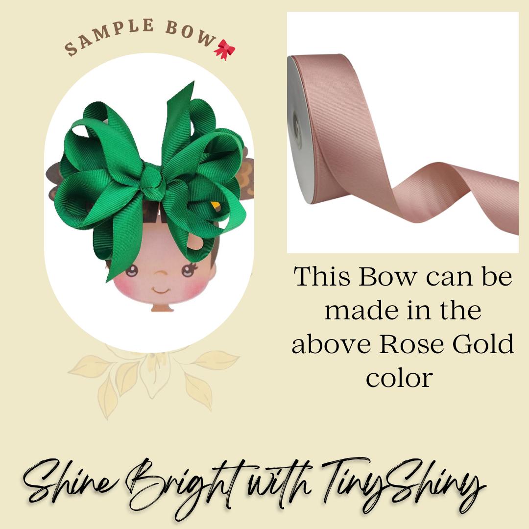 Octopus Bow - Medium -  Rose Gold