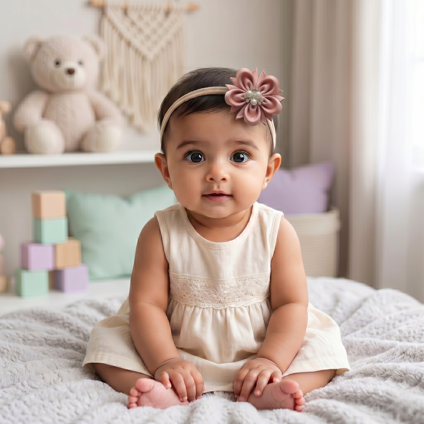 Baby Bow-Style 9-Rose Gold