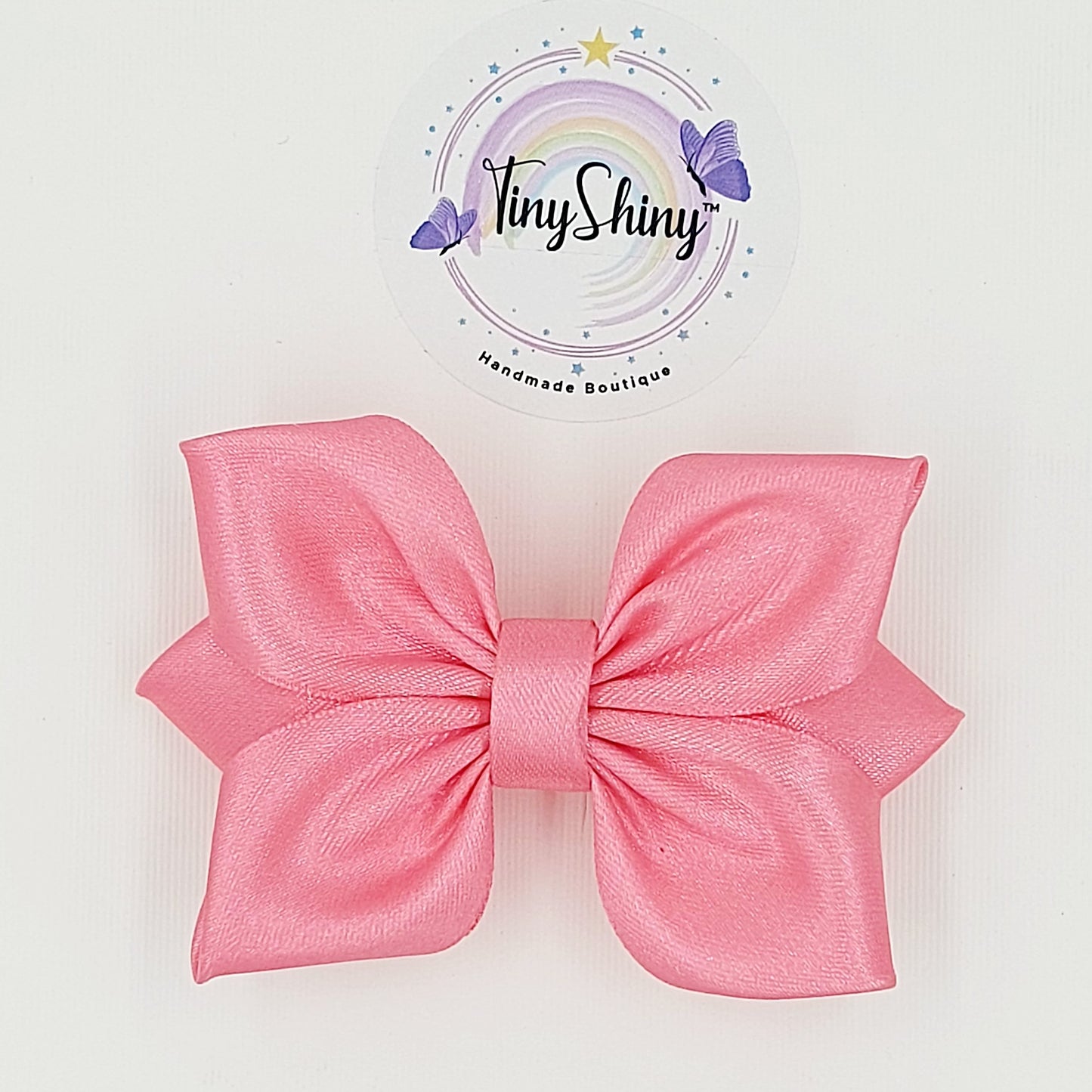 SatinRibbon-Bow-Style1-Rose Pink