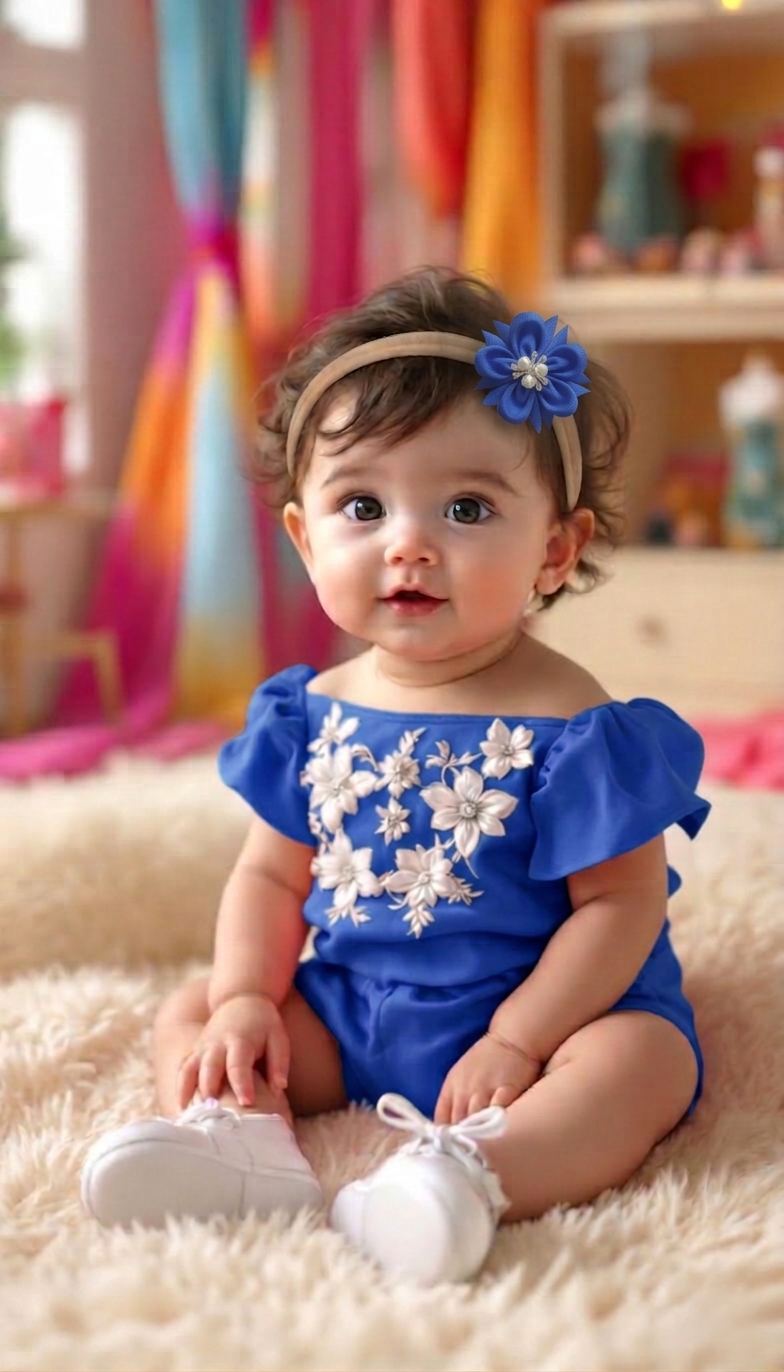 Baby Bow-Style 9-Royal Blue