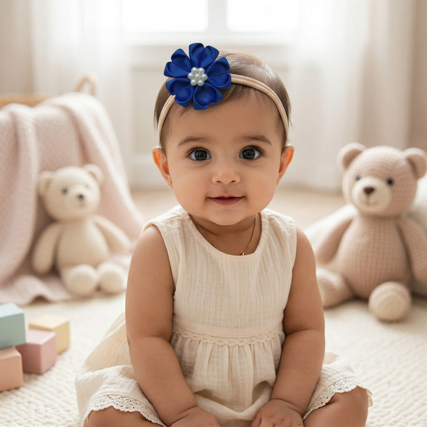 Baby Bow-Style 10-Royal Blue
