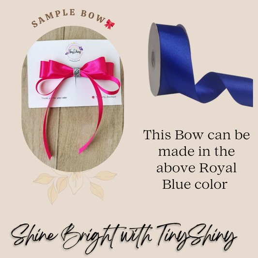 SatinRibbon-Bow-Style7-Royal Blue
