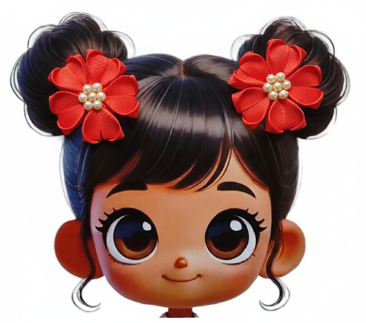 GRB-Twin Clips-Style 3-Scarlet Red