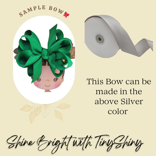 Octopus Bow - Medium -  Silver
