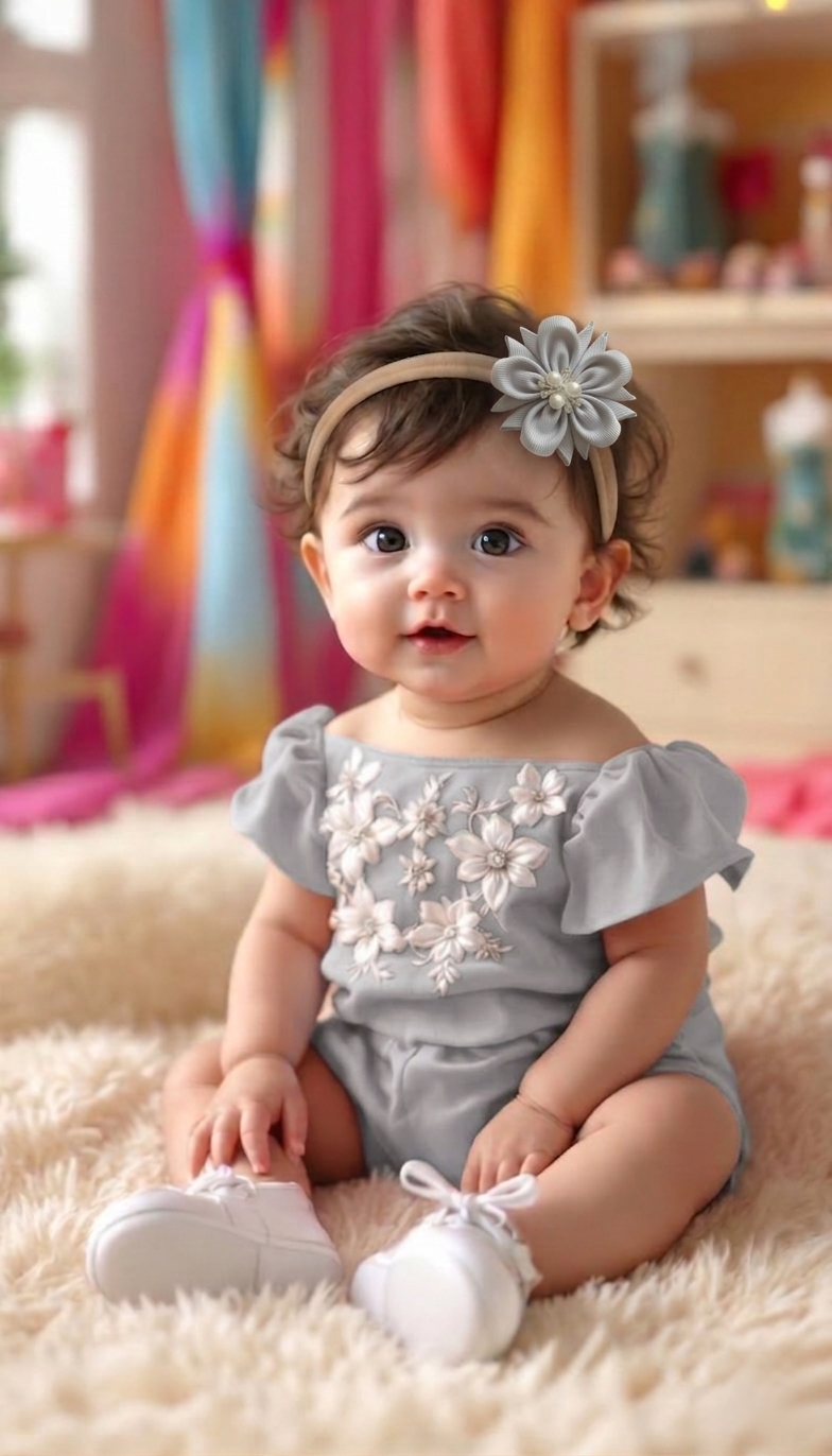 Baby Bow-Style 9-Silver