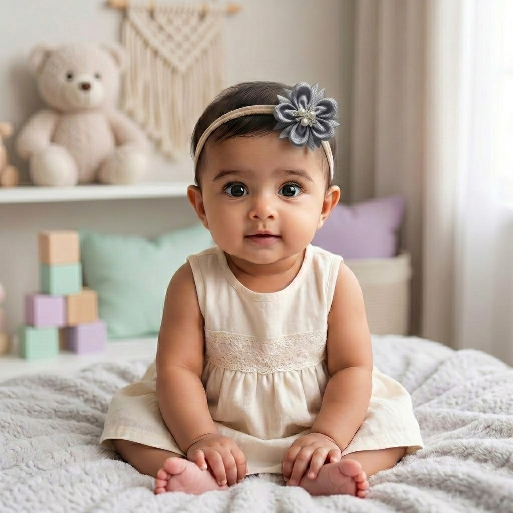Baby Bow-Style 9-Silver