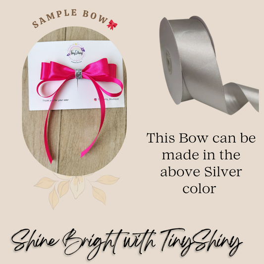 SatinRibbon-Bow-Style7-Silver