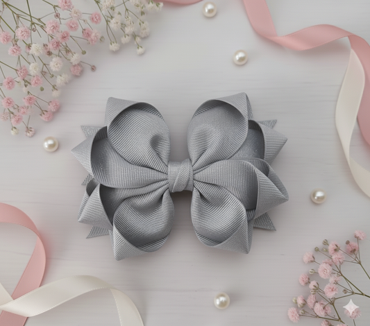 GRB-Boutique Bow-Style 4-Silver