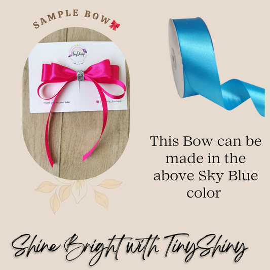 SatinRibbon-Bow-Style7-Sky Blue
