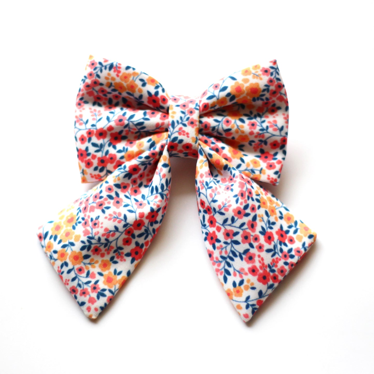 Pigtail Bow - Spring Shower