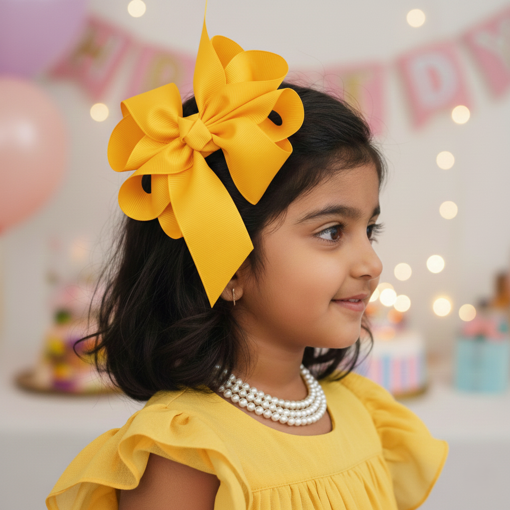 Octopus-Bow-4Layer-Style1-Sunshine Yellow