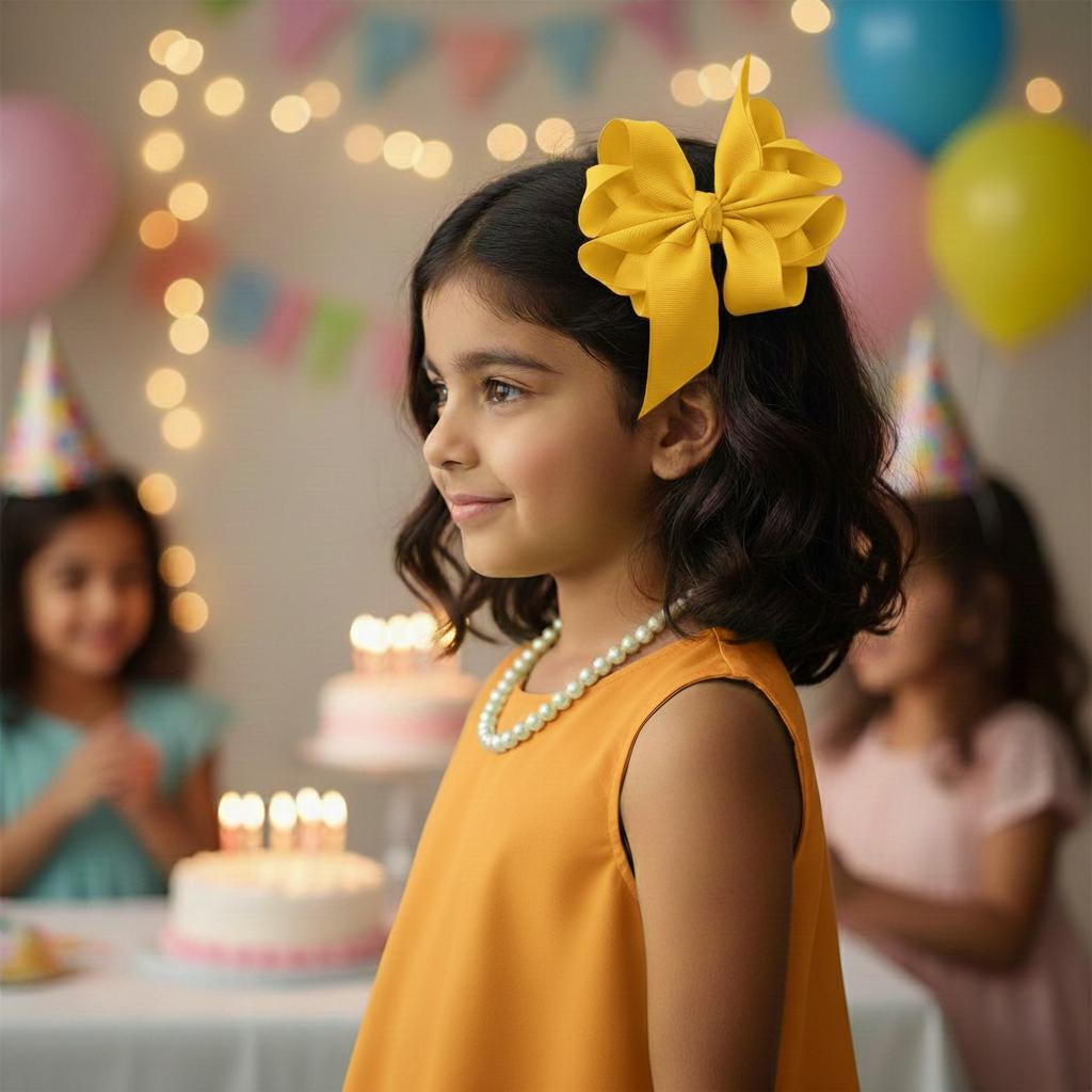 Octopus-Bow-4Layer-Style1-Sunshine Yellow