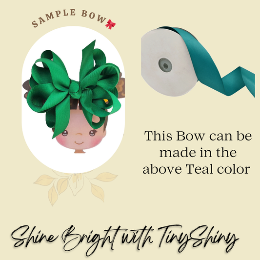 Octopus Bow - Medium -  Teal