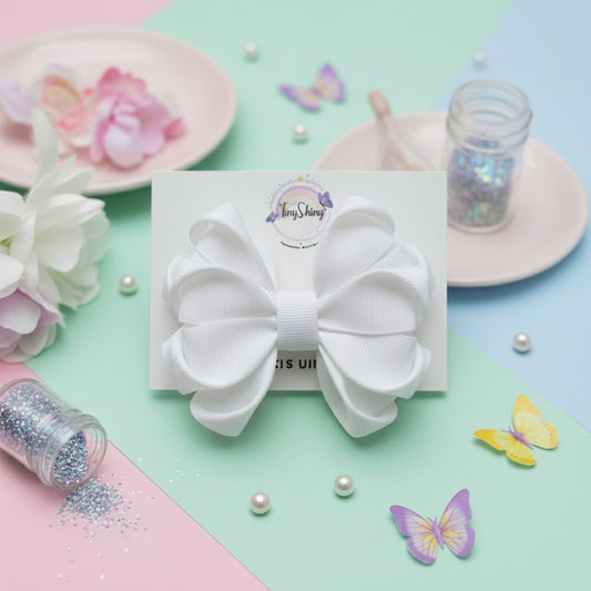 GRB-Boutique Bow-Style 3-White