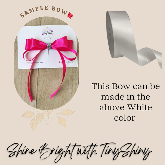 SatinRibbon-Bow-Style7-White