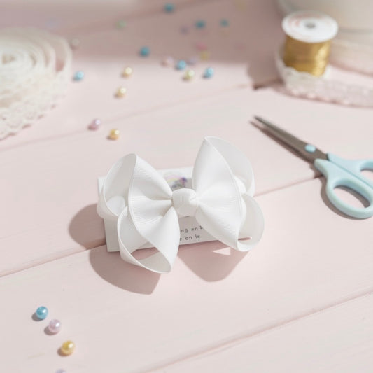 GRB-Boutique Bow-Style 2-White