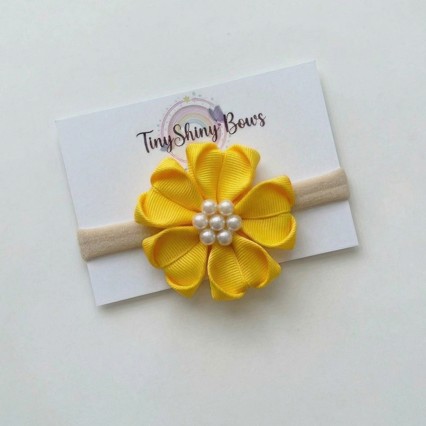 Baby Bow-Style 10-Sunshine Yellow